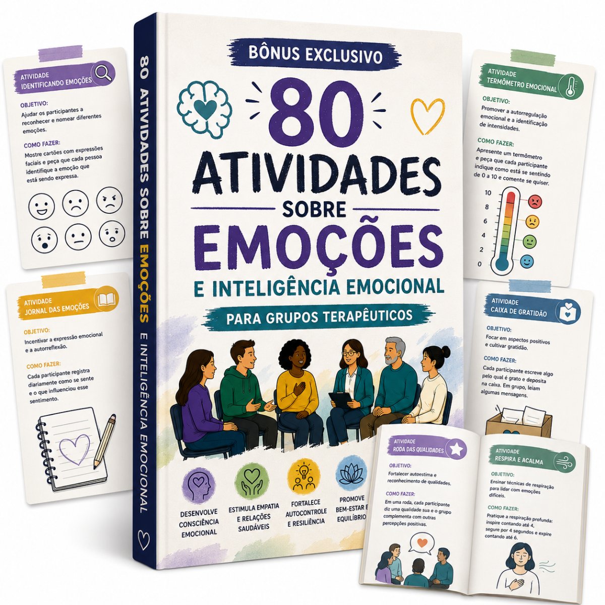 80 Atividades sobre Emoções e Inteligência Emocional